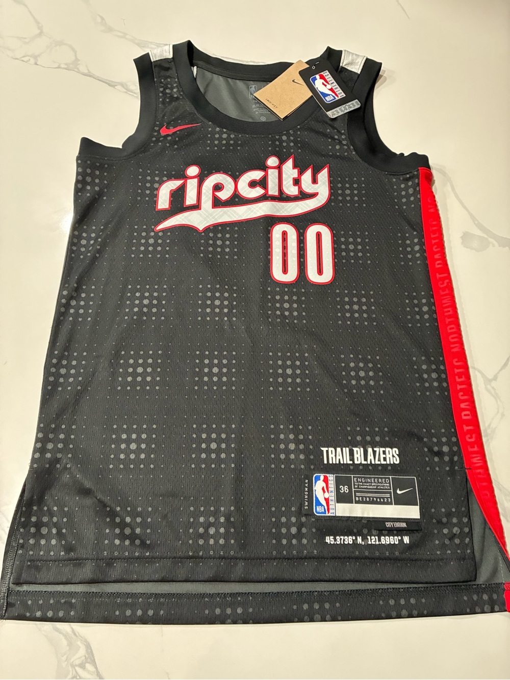 Portland Trail Blazers “Rip City” Nike Scoot Henderson (X-Small) Retails $120